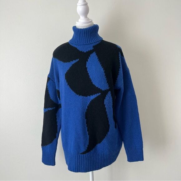 Reiss Brittany Wool Cashmere Turtleneck Sweater Size Small Chunky Knit - Picture 4 of 10